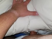 Preview 1 of FUCKING WHAT I LOVE ... PILLOWS! ;) QUIET THOUGH - DADDY CAN'T GET CAUGHT!