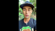 boy spit