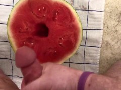 Happy National Watermelon Day!!! I Fuck A Melon. Can’t Cum, Tho