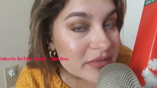 Whispers Of An ASMR Hot Mommy Make Your Cock Tingle During Christmas