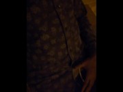 Preview 3 of Hot colombian guy jerking off in public after a party night - Camilo Brown