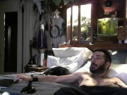 Preview 2 of Porn + Yanking My Otter Penis For An Intense Orgasm At Friend's Home Alone