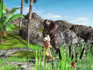 Sweet schoolgirl dreams to have sex with a blackman on a_lost island