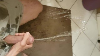 Just Pissing and cumming