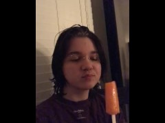ftm seductively eating an iceblock bc i ran out of ideas