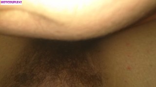 Creampie's Extremely Hairy And Pussy Wife