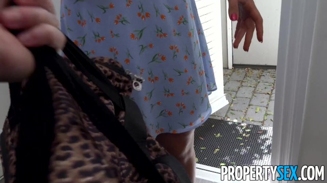 PropertySex - Spanish tourist with big tits makes BNB host cum