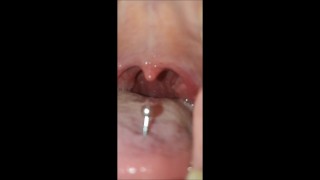 Teeth and mouth check while smoking - Short