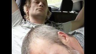 Being Sucked Up And Consumed By An Elderly Man In His Vehicle