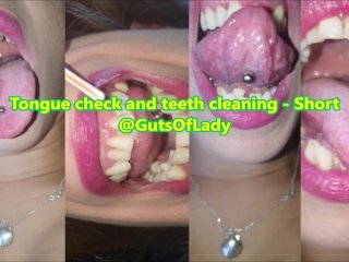 long tongue, mouth, tooth, verified amateurs