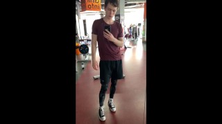 Hot boy Jerkin Off in Toilet at Gym (RISKY)/ Almost caught ! /Hunks /Cute