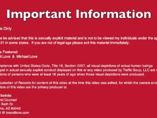 Brandi Love - Milf Brandi Love Stroking cock in lingerie till oral crempie