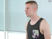 Preview 2 of Young Fit Country Boy Strips & Fucks A Big City Casting Agent To Get Work