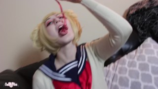Japanese Candy Eating Haul N Blunt Smoking GFE In Toga Himiko Cosplay