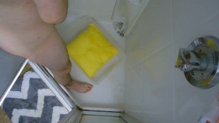 pee on yellow pillow