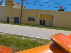 Video Roadside - Thick Blonde MILF Fucked By Roadside Assistance