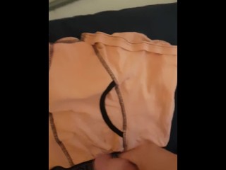 Wanking and Cumming On Boxers