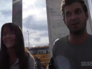 HUNT4K. Babe gains money for accommodation with her mouth and cunny