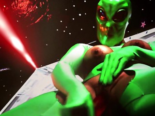 Screen Capture of Video Titled: Area 51 Porn Alien Sex Found During Raid