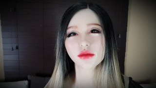 Amostra de boneca sexual asiática viva 