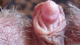 DIFFICULT BIG CLITORIS IN VERY CLOSE UP HD