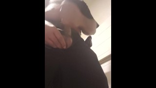 Jacking off in a Burger King rest room