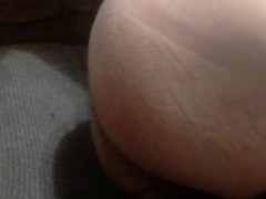 Non-Op Transgirl Playing with Butt and MTF Clit (No Cum/No Sound)