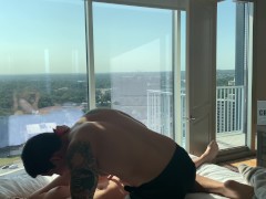 Video  Hot Couple Passionate Fuck With Stunning City Views
