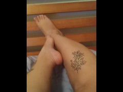 Just playing with my tiny chubby feet