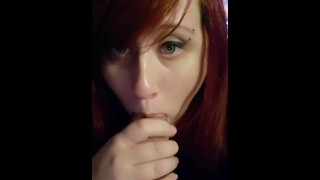 This Slut Enjoys Posting Head-Tease Videos Right Before The Family Goes To Bed