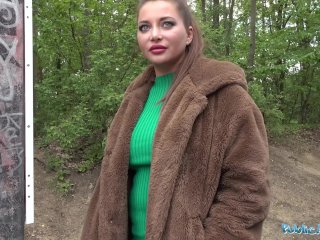 Public Agent Anna Polina gets her perfect boobs out for a fucking screenshot number 0