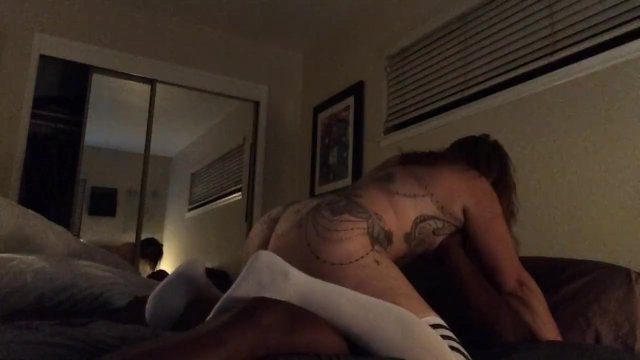 White girl enjoys her boyfriends BBC