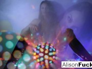 Preview 2 of Sexy big boobed disco ball babe Alison Tyler