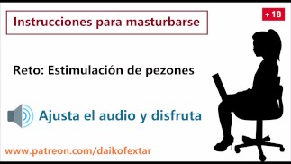 Audio JOI en español, Akane y su experimento, instrucciones para paja.