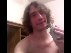 Topless Transgirl Vaping; 16+ Months on HRT/Estrogen
