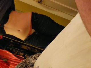 Cute Innocent Blonde Changing! Amazing Body!