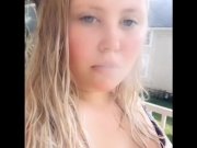 Preview 2 of Hot sexy teen smoking