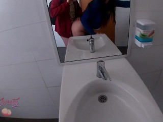 BLOWJOB AFTER CLASS (TEACHER BATHDROOM) - MISS SWEATYPEACH