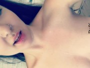 Preview 1 of compilation we masturbate together on snap - JOI - Jerk off instruction