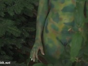 Preview 5 of Invisible nakedness in the city. Body Art with public nude by Jeny Smith