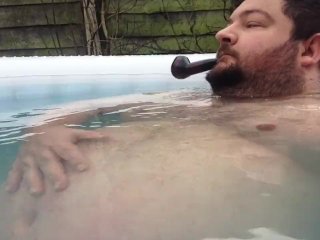 pipe, hottub, fat, belly