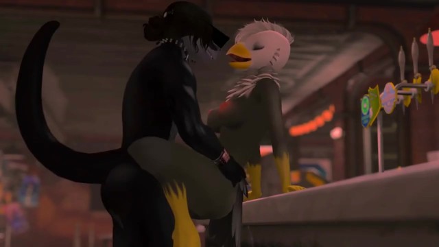 Bird Sex - Furry Bar Fuck BirdxSnake (SL Yiff Video) - Pornhub.com