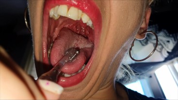 Mouth, tongue and teeth fetish II