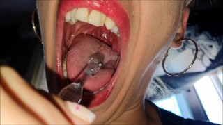 口、舌、歯フェチII-ショート