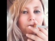 Preview 3 of Sexy dirty blonde smoking