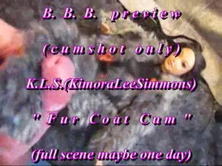 B.B.B. Preview: K.L.S.(Kimora Lee Simmons) "fur Coat Cum"(cum only)WMVslomo
