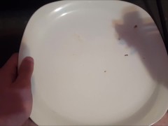 POV PIZZA SLICE DEMOLISHING ASMR WITH WHOLESOME ENDING.