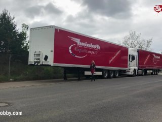 MyDirtyHobby - Kinky blonde with big tits doing anal with a truck driver screenshot number 0