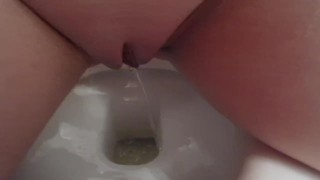 Compilation Of My Four Pees In The Toilet And Shover Squirt