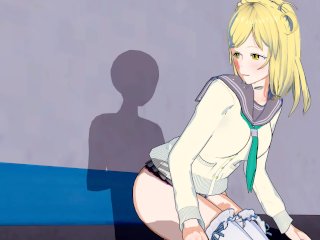 Love Live! Sunshine!! - Mari_Ohara Pleasures a Fan